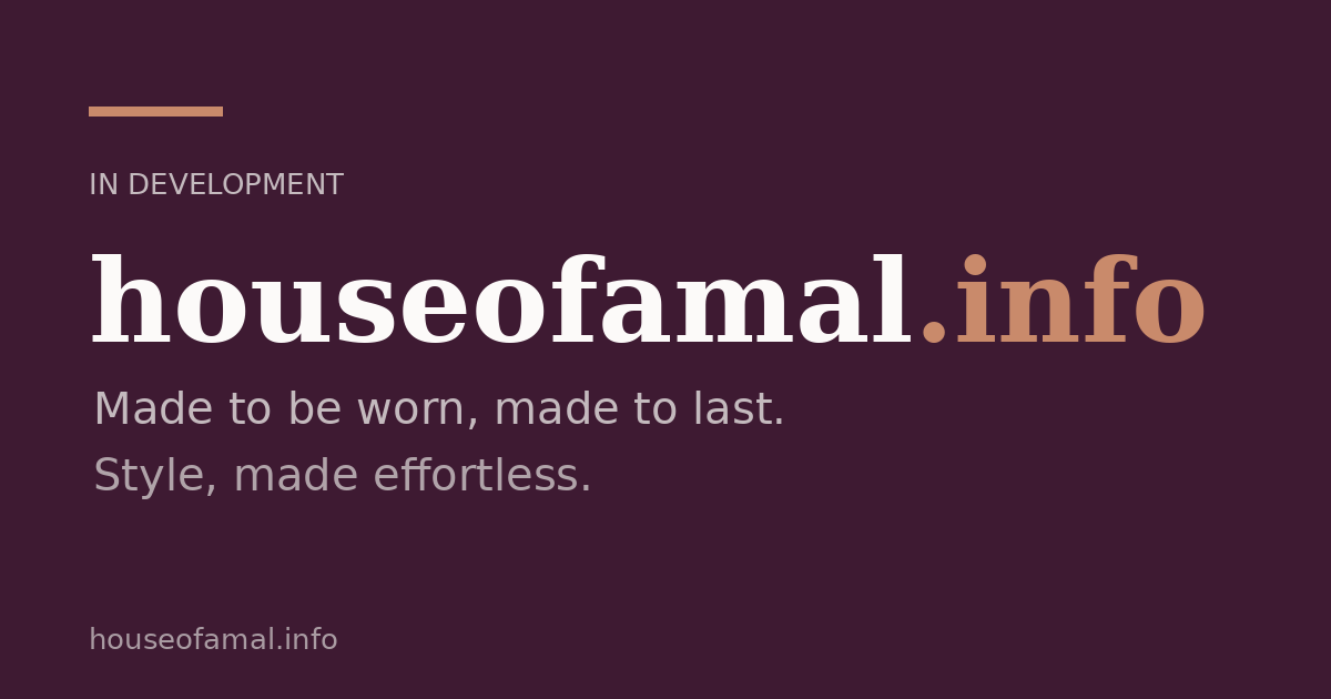 Link preview image for houseofamal.info